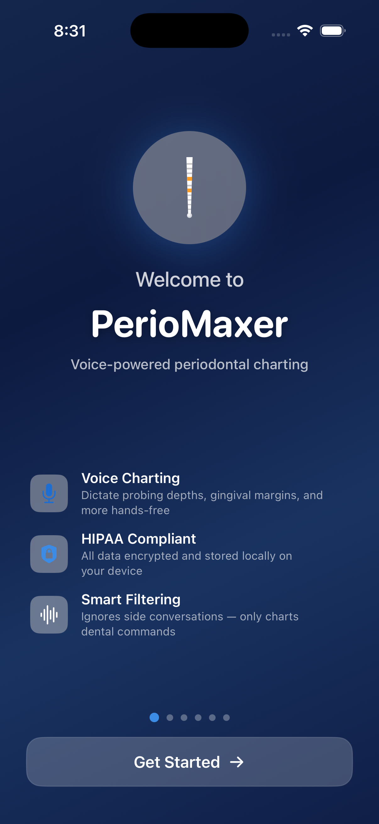 PerioMaxer patient list